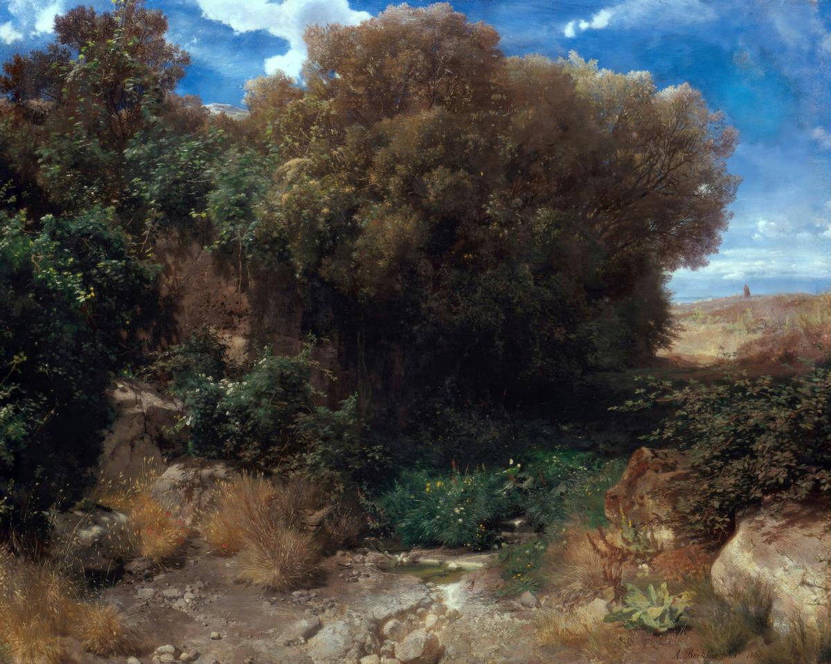 Campagna Landscape by Arnold Böcklin — archival fine-art print from Fable