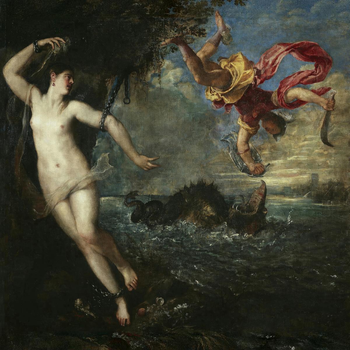 Perseus and Andromeda by Titian — archival fine-art print from Fable