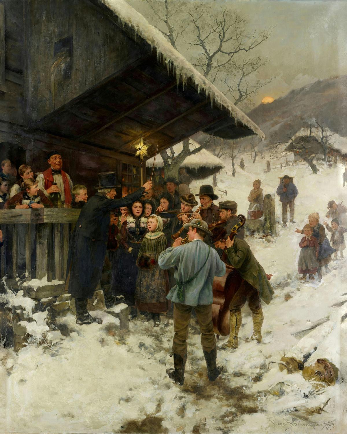 Christmas — A Christmas Carol in Lucerne human portrait — custom painted portrait by Fable