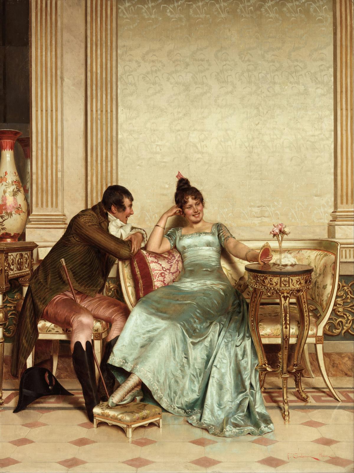 A Merry Jest · Couples human portrait — custom painted portrait by Fable