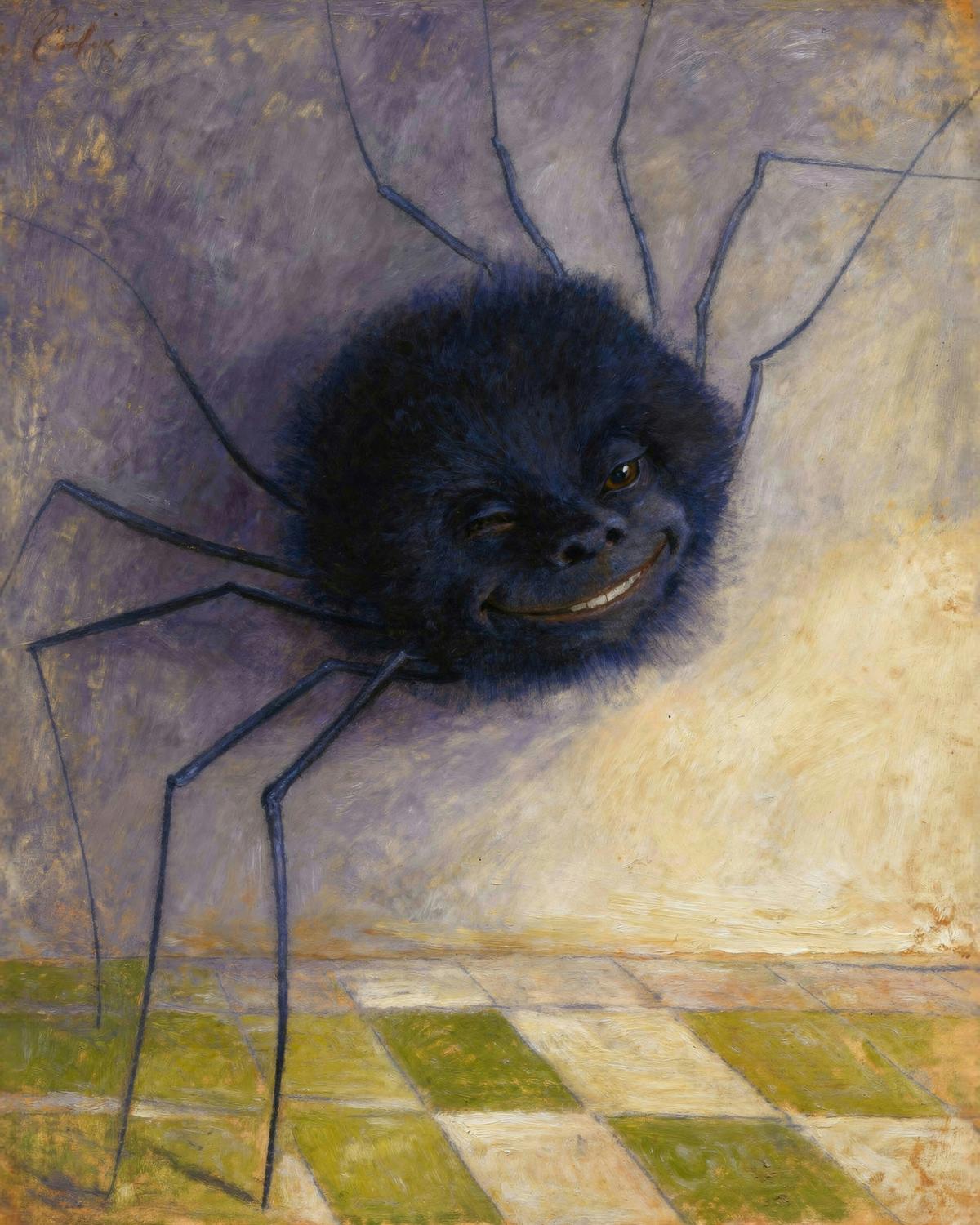 The Smiling Spider by Odilon Redon — archival fine-art print from Fable