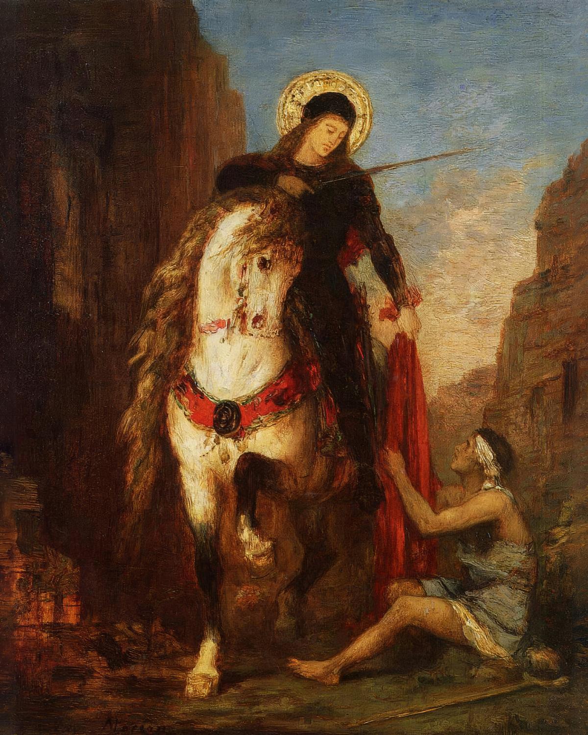 Saint Martin by Gustave Moreau — archival fine-art print from Fable