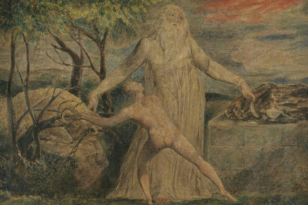Abraham and Isaac by William Blake — archival fine-art print from Fable