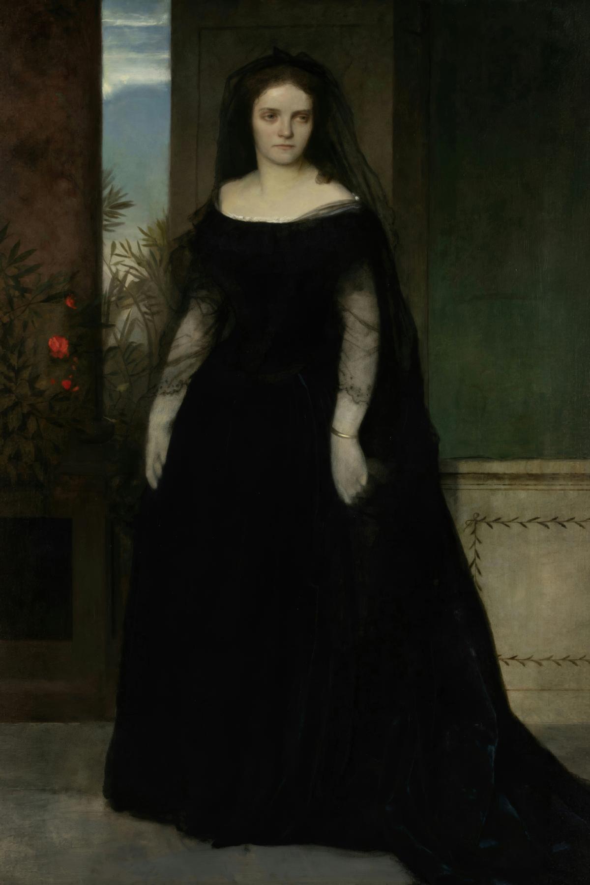 Portrait of the Actress Fanny Janauschek by Arnold Böcklin — archival fine-art print from Fable
