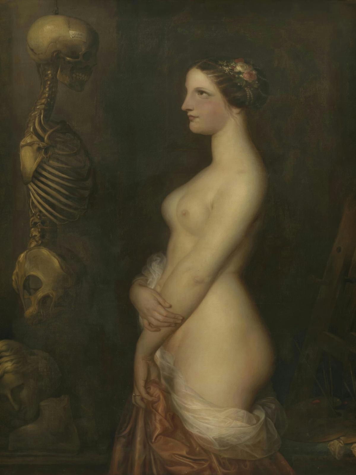 Two Young Girls, or La Belle Rosine by Antoine Wiertz — archival fine-art print from Fable
