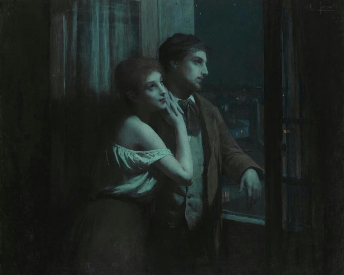 Reverie · Couples human portrait — custom painted portrait by Fable