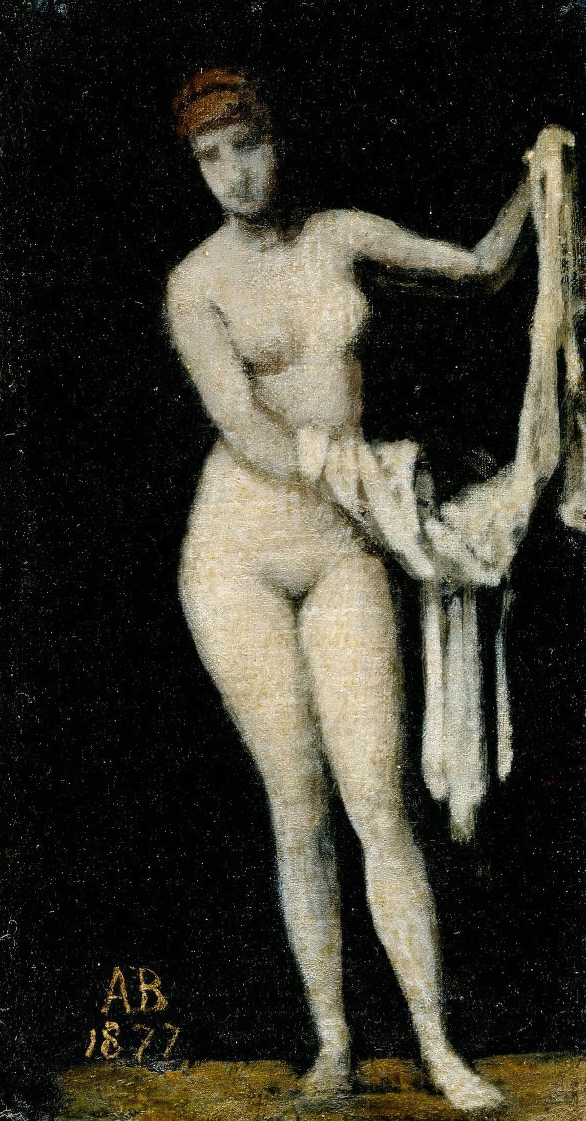 Female Figure by Arnold Böcklin — archival fine-art print from Fable