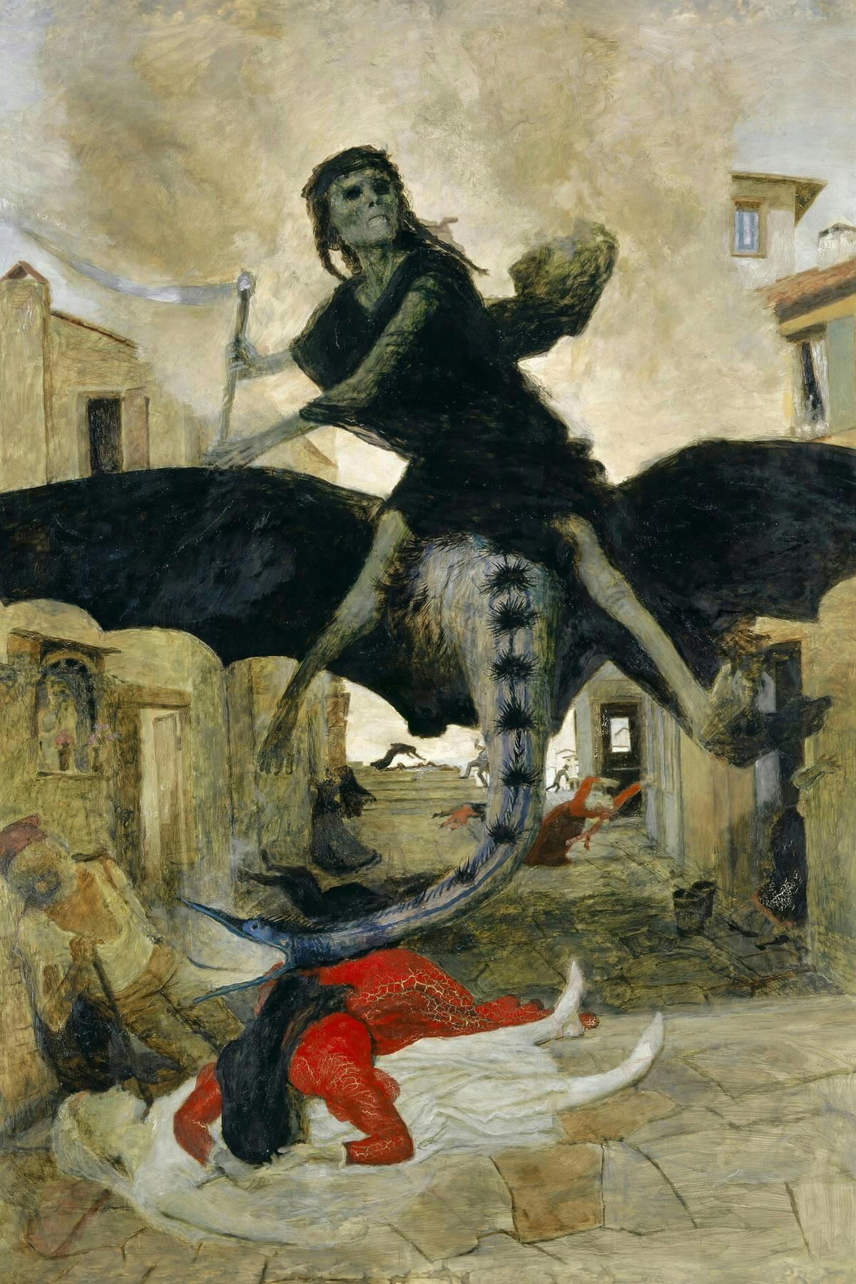 The Plague by Arnold Böcklin — archival fine-art print from Fable