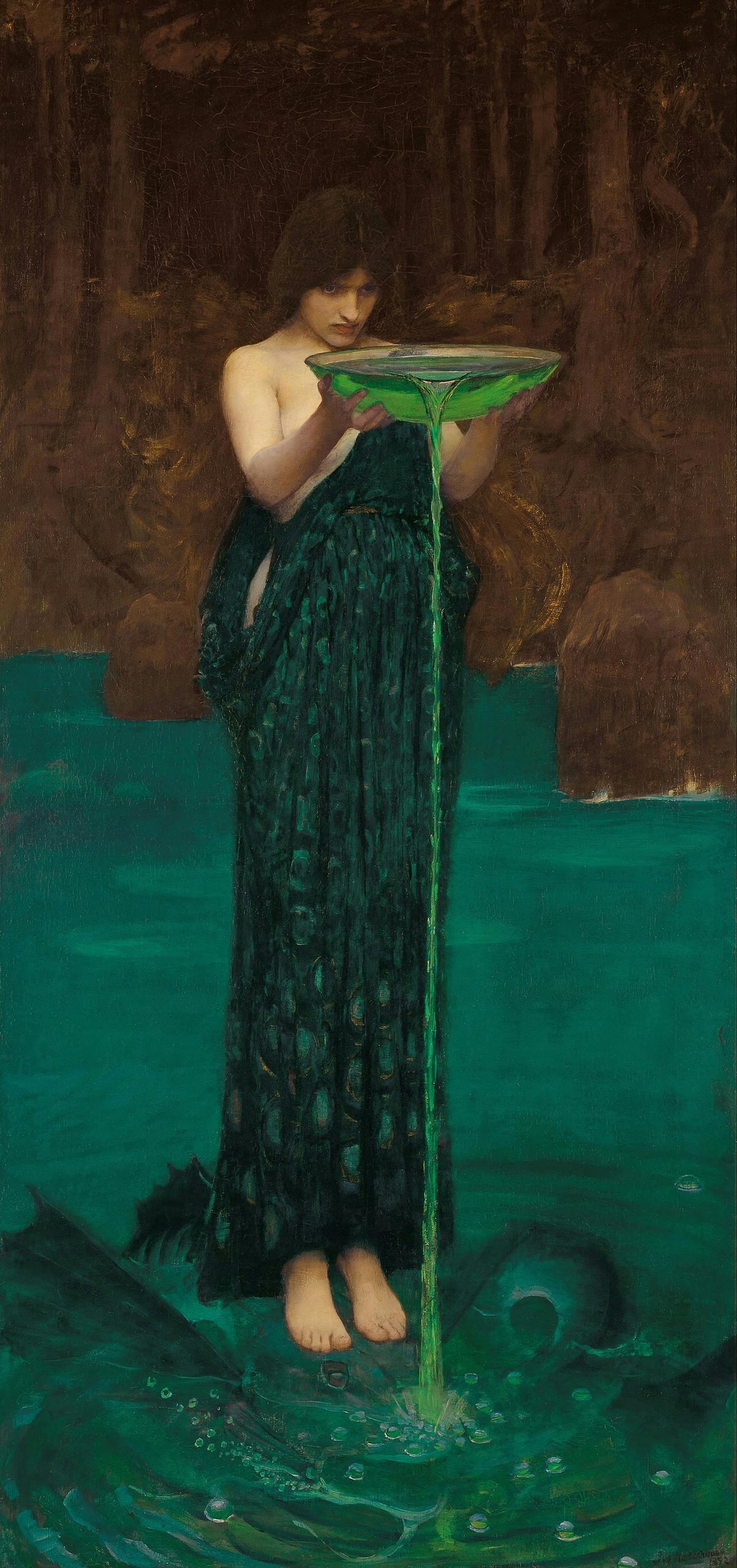 Circe Invidiosa human portrait — custom painted portrait by Fable