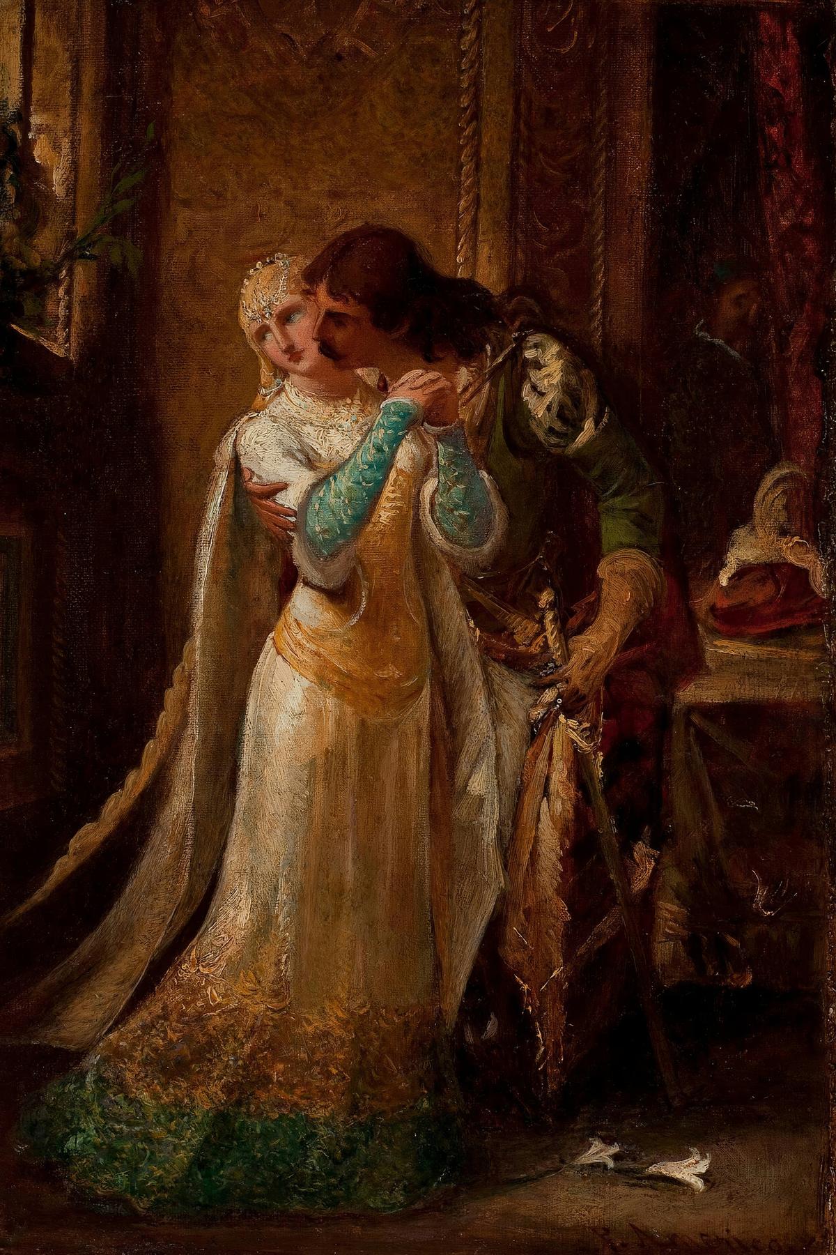 Faust and Gretchen · Couples human portrait — custom painted portrait by Fable