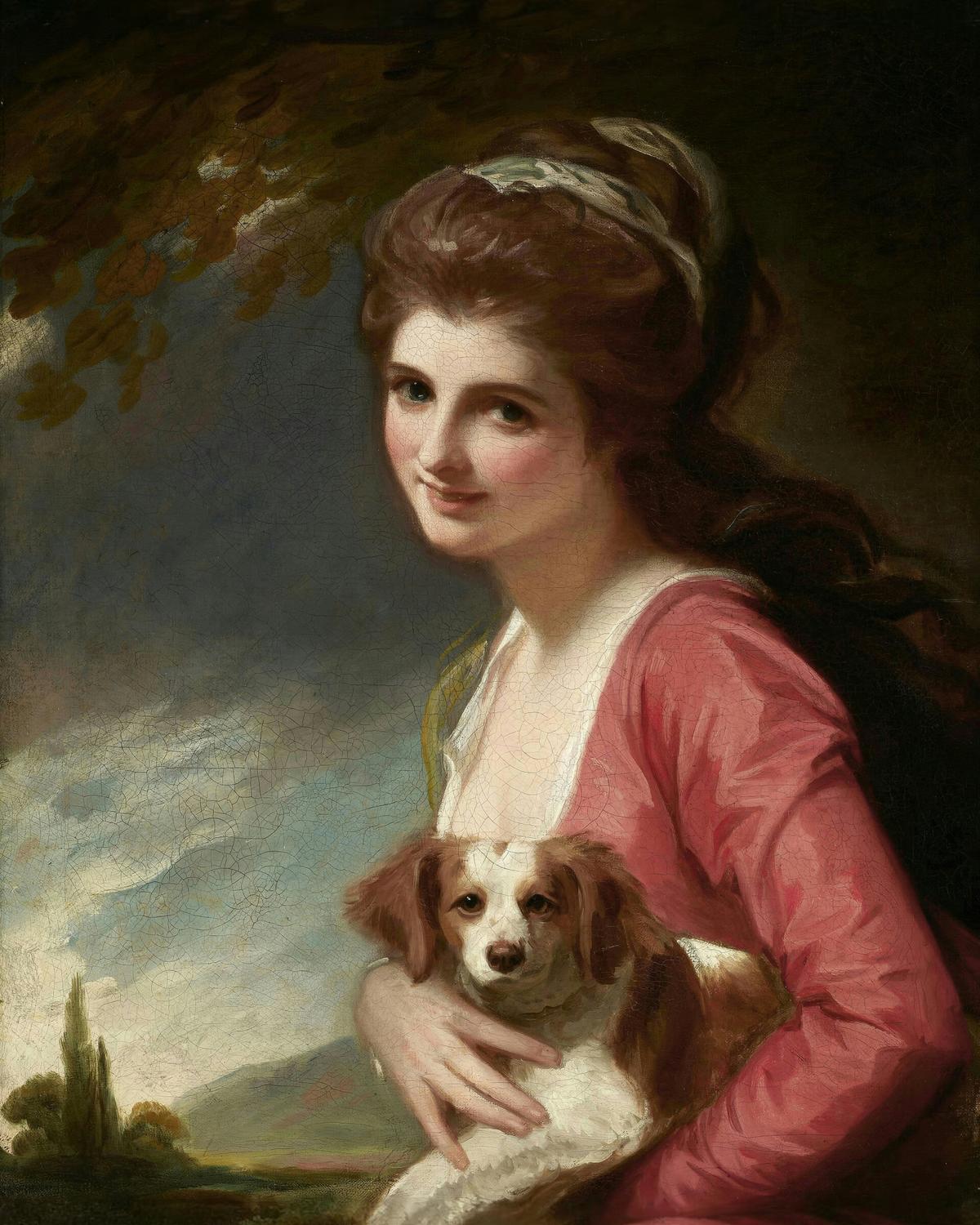 Lady Hamilton as 'Nature' · Pets & owners human portrait — custom painted portrait by Fable