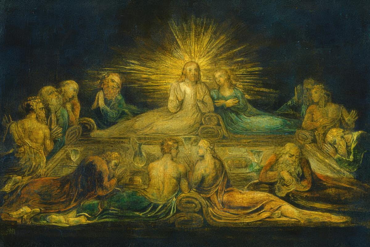 The Last Supper (second copy) by William Blake — archival fine-art print from Fable