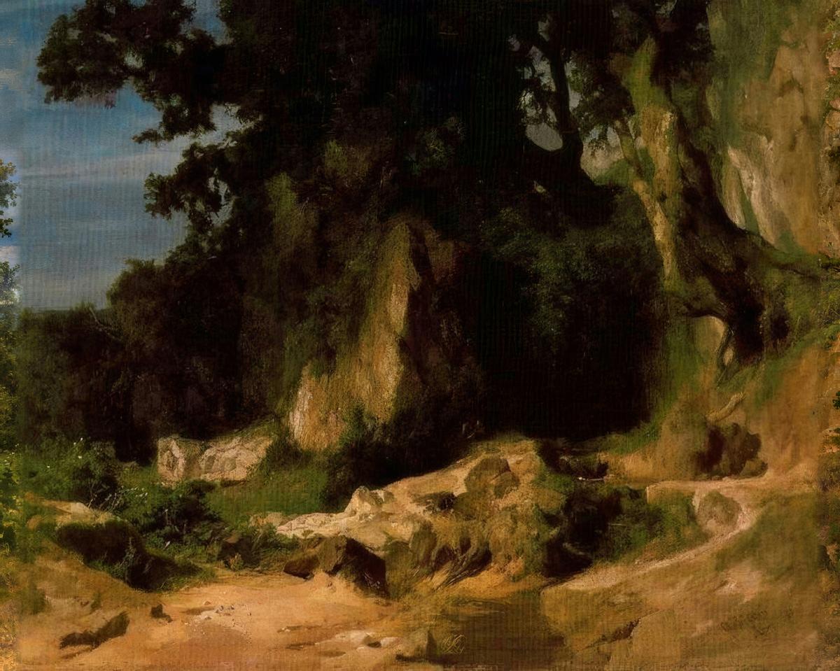 Path Through Shadow by Arnold Böcklin — archival fine-art print from Fable