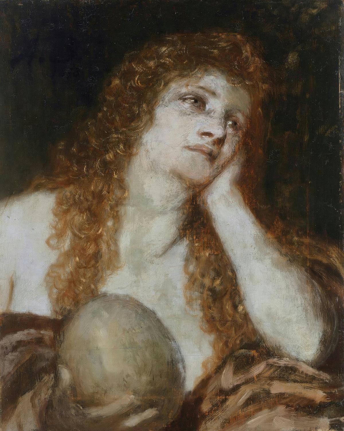 The penitent Maria Magdalena by Arnold Böcklin — archival fine-art print from Fable