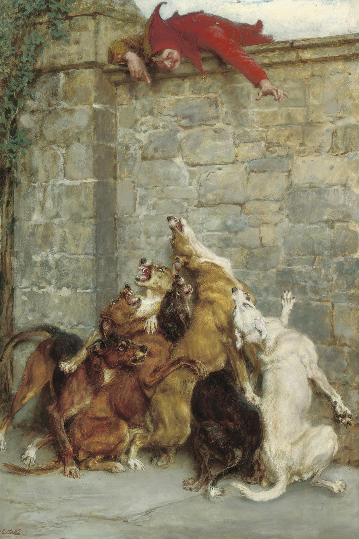 Aggravation (Ärger) by Briton Rivière — archival fine-art print from Fable