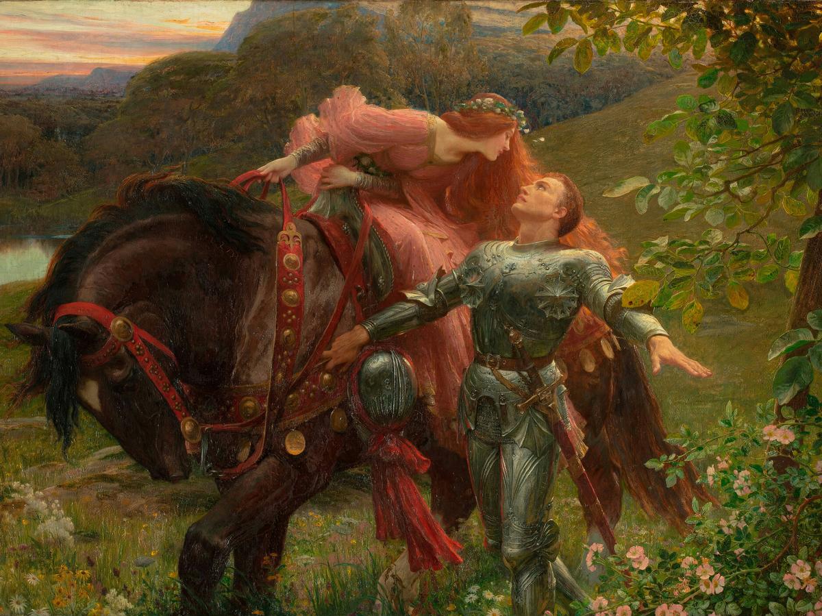 La Belle Dame sans Merci, Dicksee · Couples human portrait — custom painted portrait by Fable