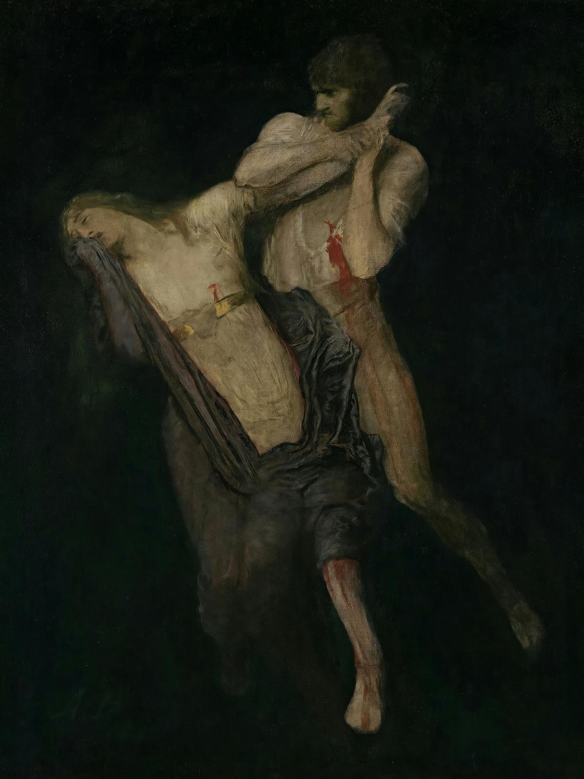 Paolo and Francesca by Arnold Böcklin — archival fine-art print from Fable
