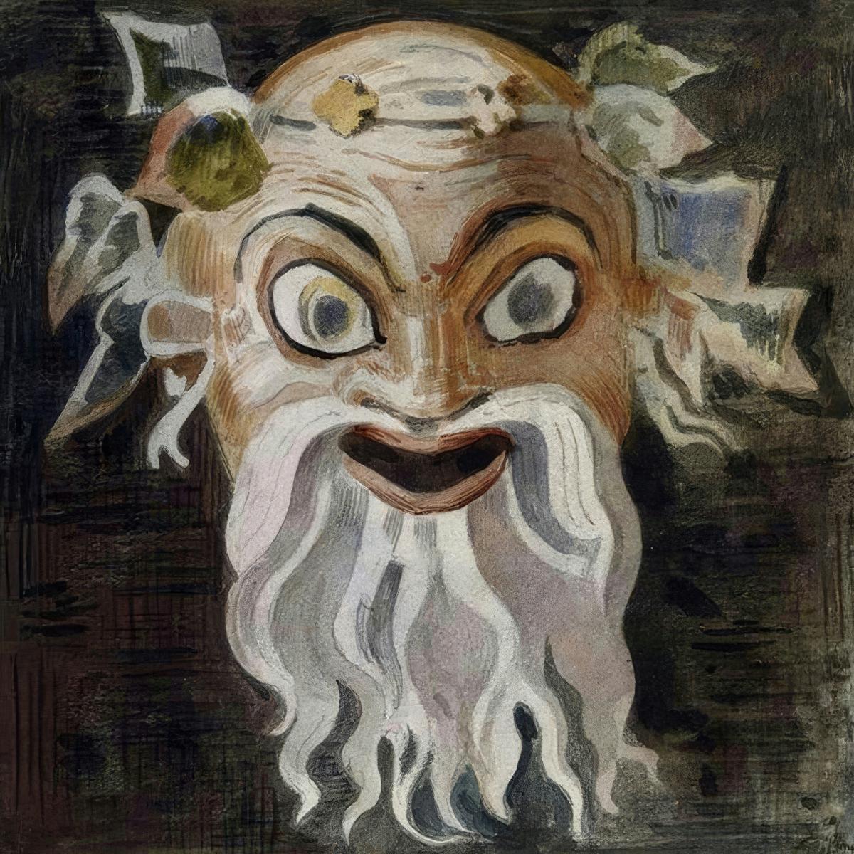 Theatre Mask by Gustave Moreau — archival fine-art print from Fable