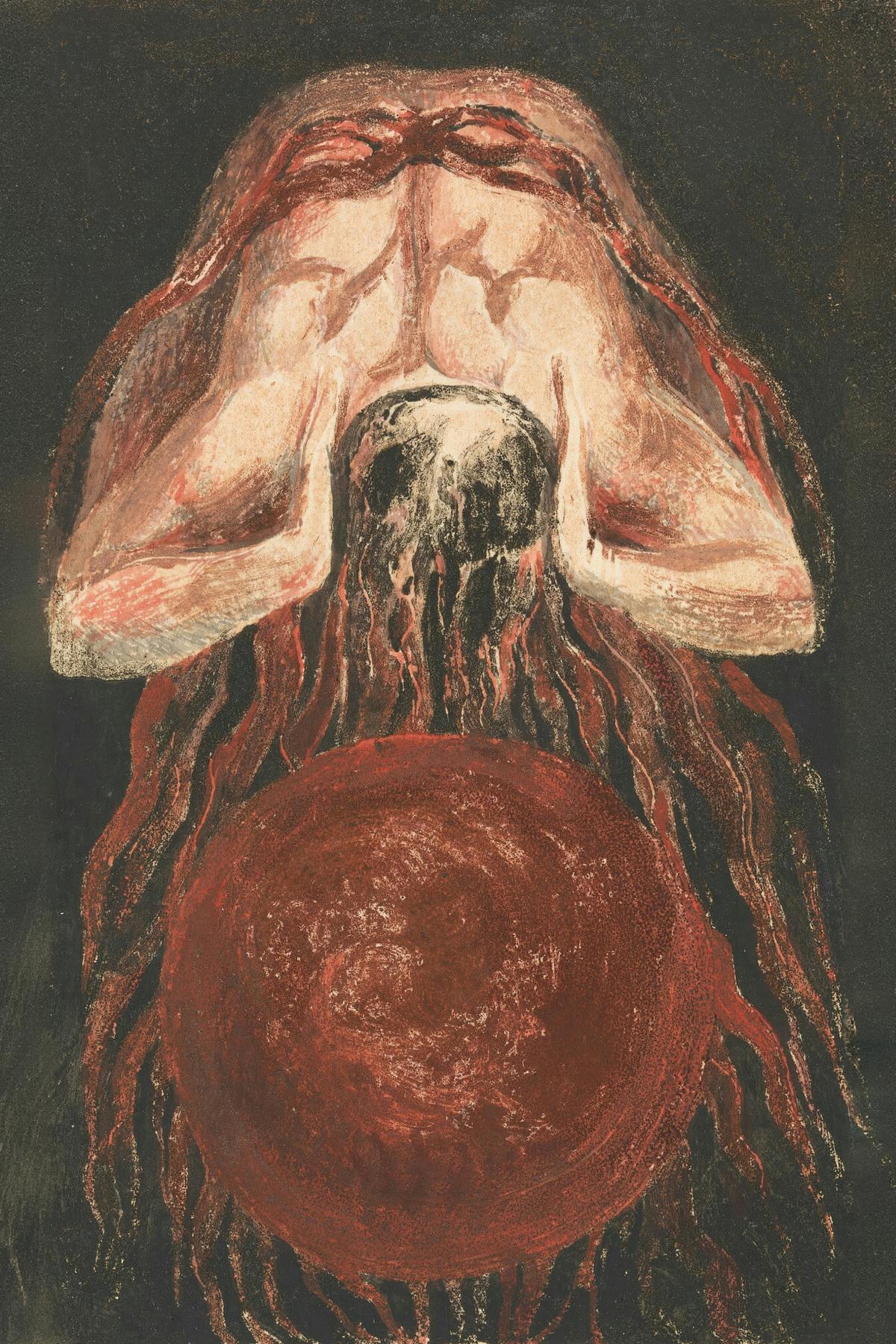 The First Book of Urizen, plate 16 (Bentley 17) by William Blake — archival fine-art print from Fable