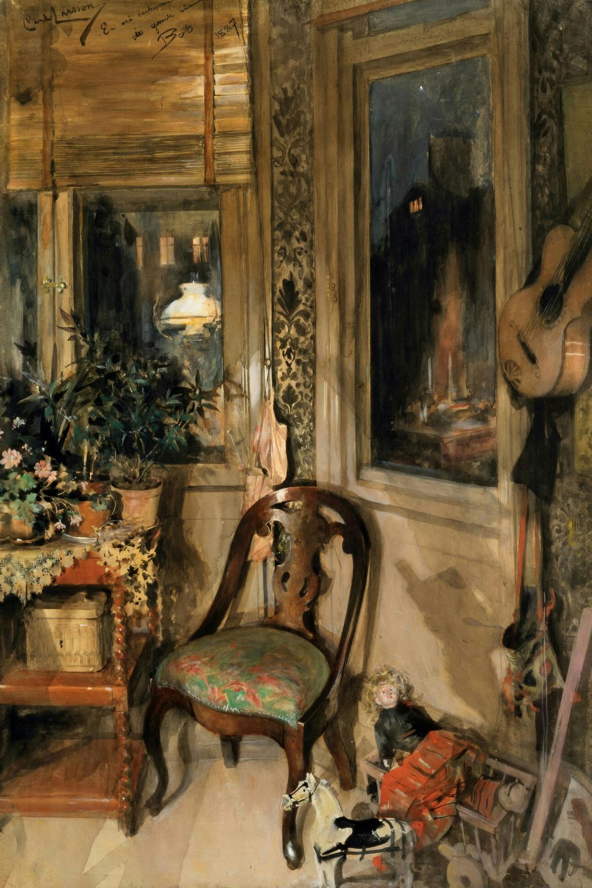 Toys in the Corner by Carl Larsson — archival fine-art print from Fable