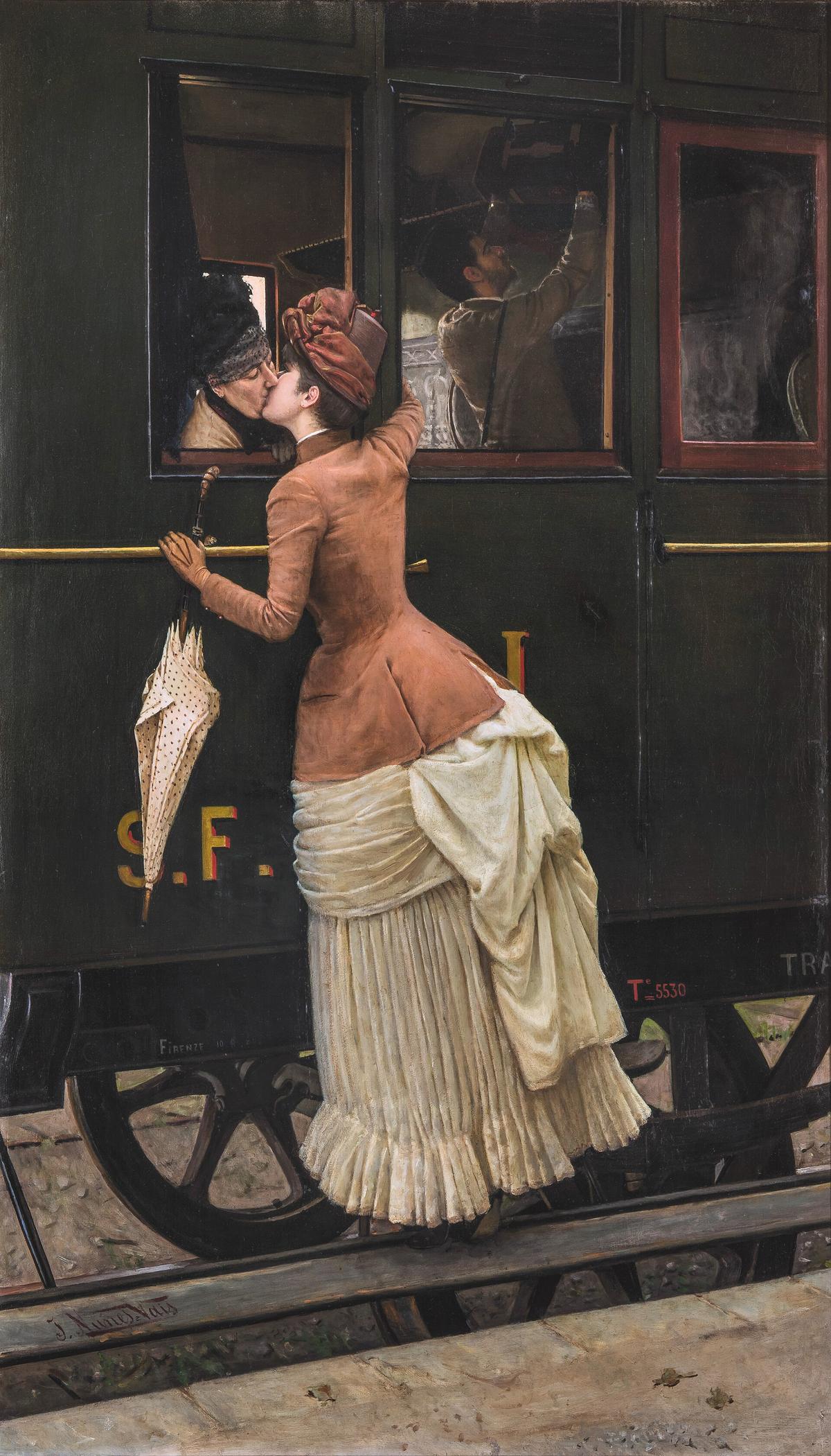 One More Kiss · Couples human portrait — custom painted portrait by Fable