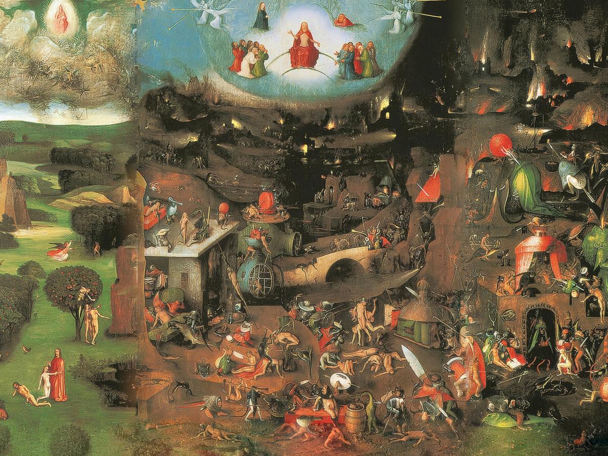 The Last Judgment (Vienna triptych) by Hieronymus Bosch — archival fine-art print from Fable