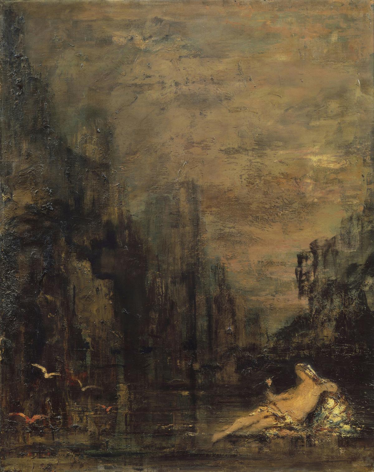 The Water Fairy by Gustave Moreau — archival fine-art print from Fable