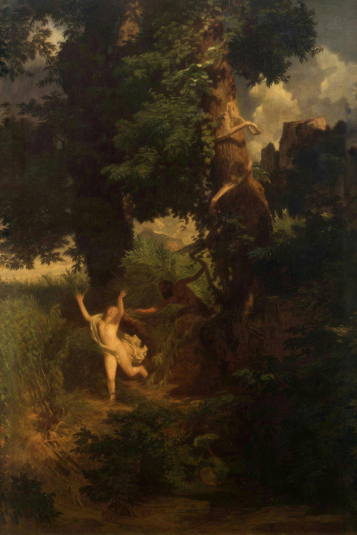 Pan and Syrinx by Arnold Böcklin — archival fine-art print from Fable