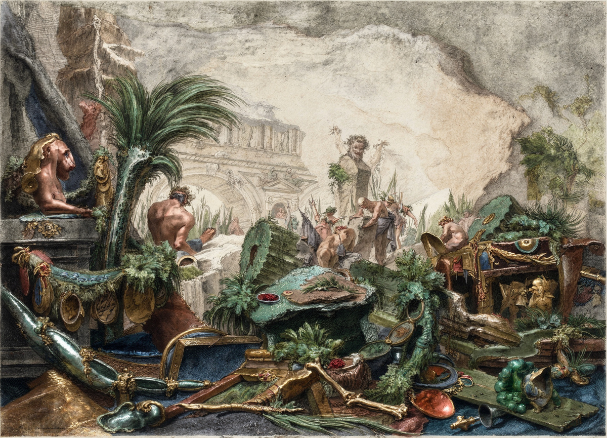 The Triumphal Arch by artist: Giovanni Battista Piranesi (Italian, 1720–1778) — archival fine-art print from Fable