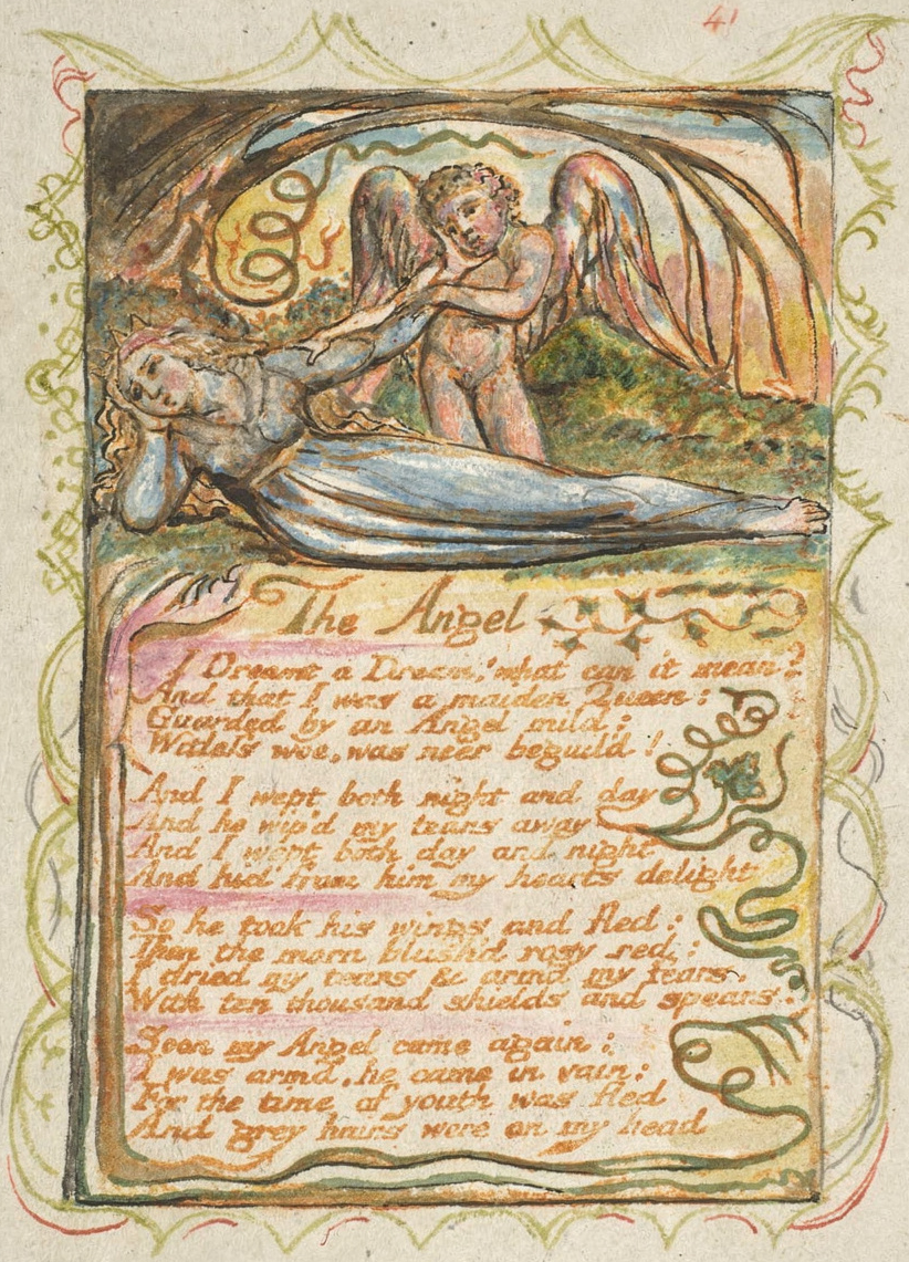 The Angel by Artist: William Blake — archival fine-art print from Fable