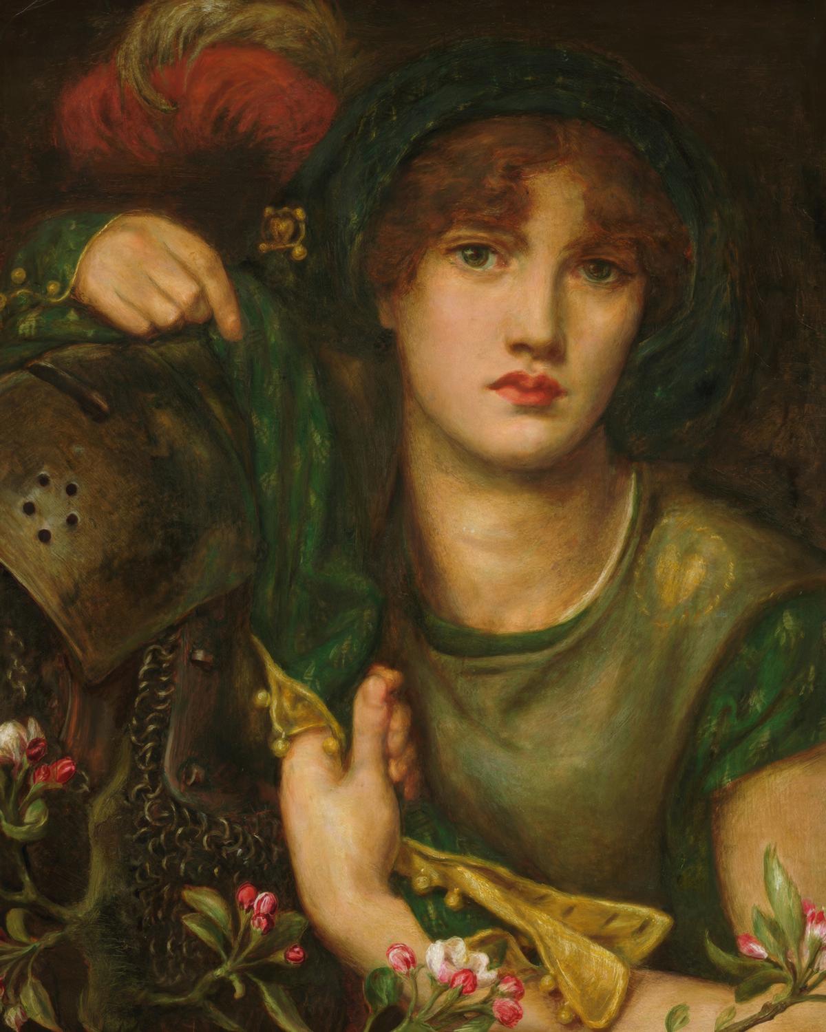 My Lady Greensleeves by Dante Gabriel Rossetti — archival fine-art print from Fable
