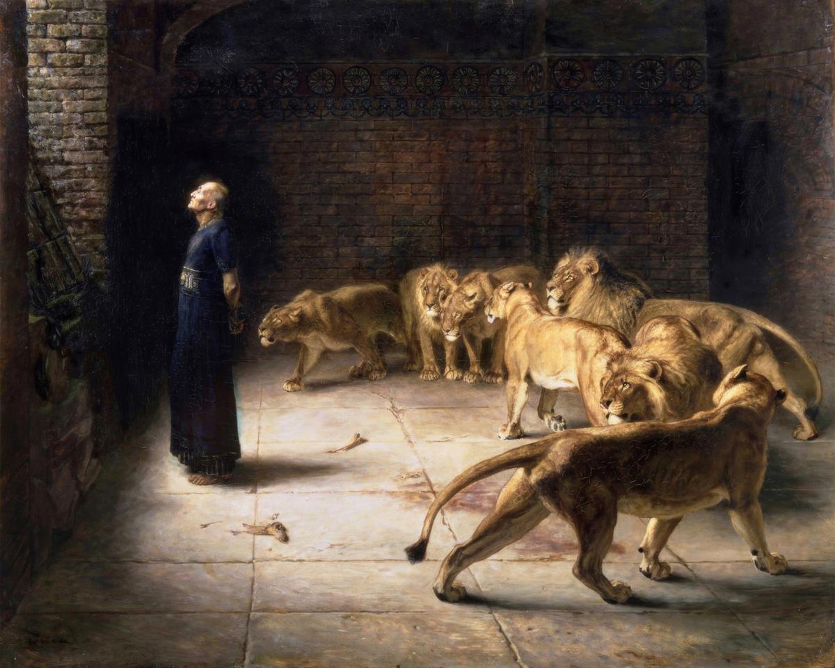 Daniel's Answer to the King by Briton Rivière — archival fine-art print from Fable