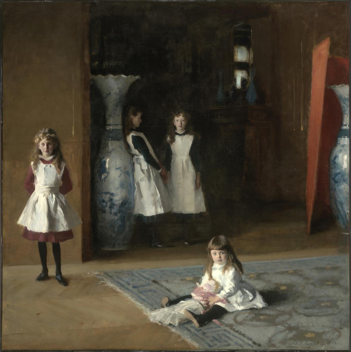 The Daughters of Edward Darley Boit · Children human portrait — custom painted portrait by Fable