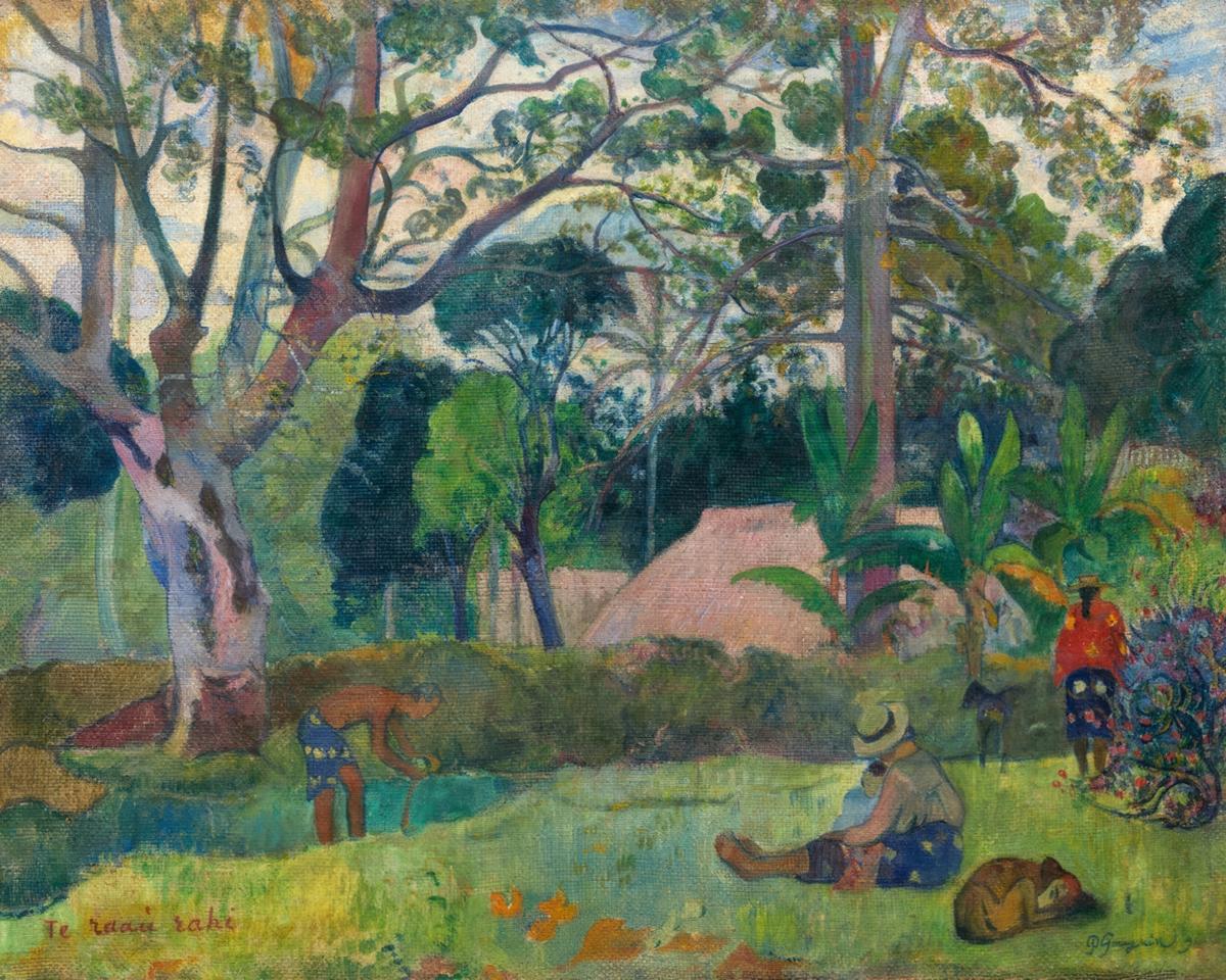 Te raau rahi (The Big Tree) by Paul Gauguin — archival fine-art print from Fable