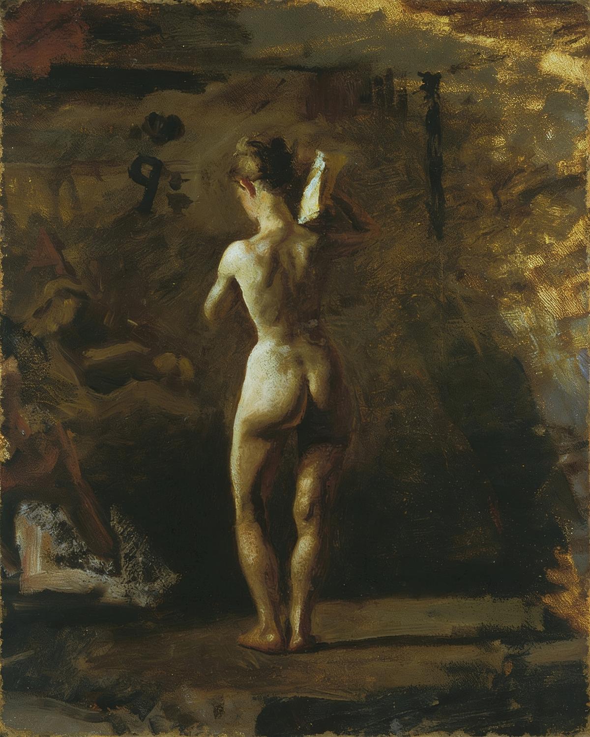 The Sculptor's Studio by Thomas Eakins — archival fine-art print from Fable