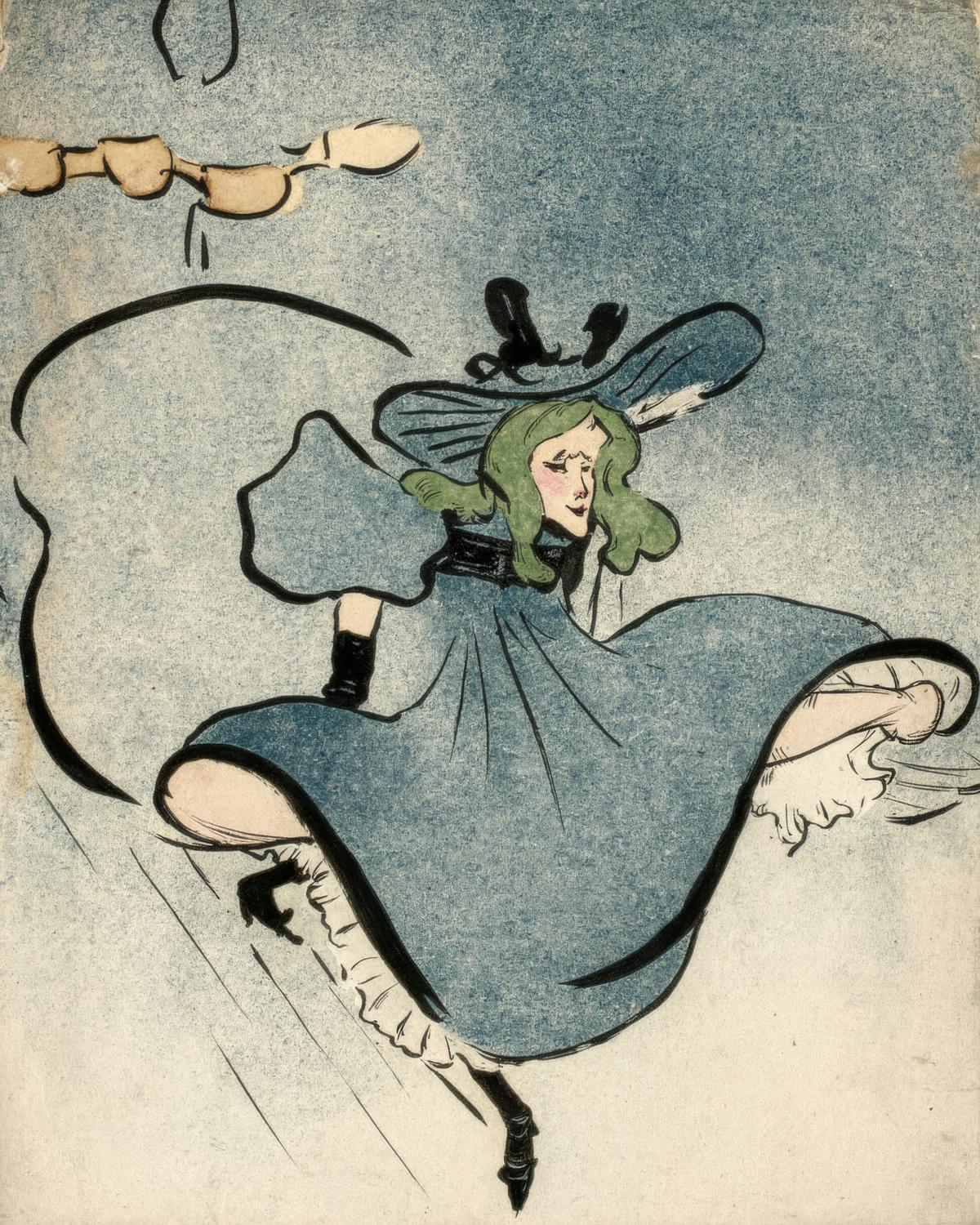 Jane Avril by Henri de Toulouse-Lautrec — archival fine-art print from Fable
