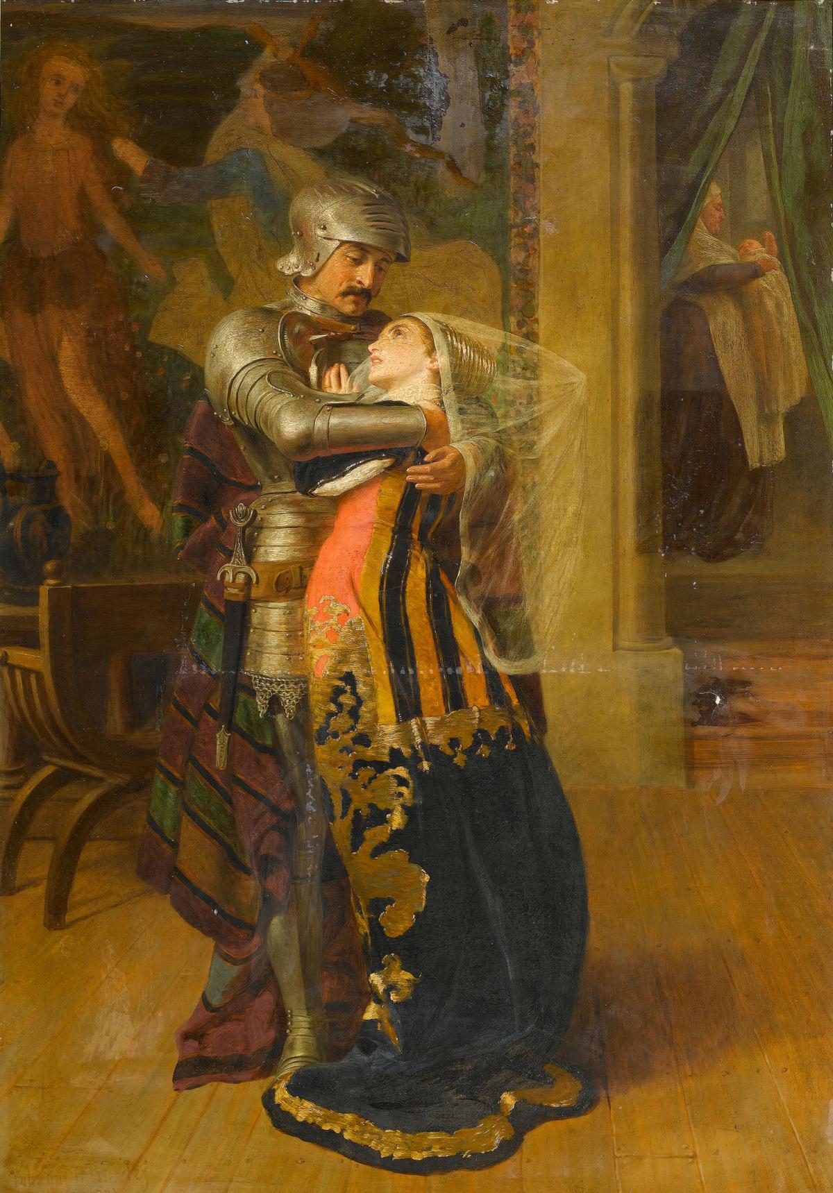 The False Knight · Couples human portrait — custom painted portrait by Fable