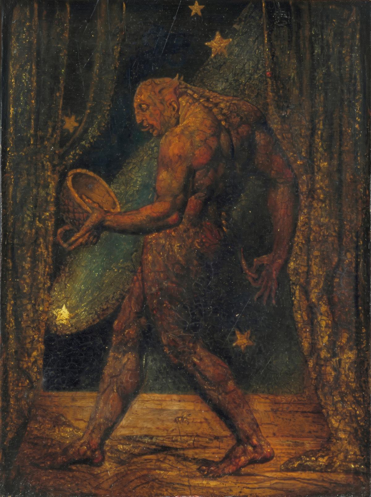 The Ghost of a Flea by William Blake — archival fine-art print from Fable