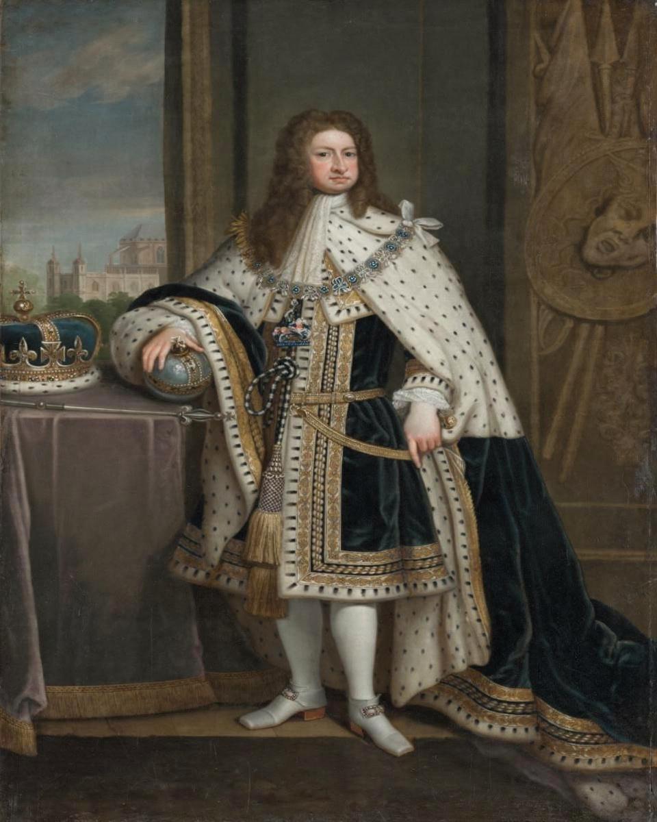 George I by Sir Godfrey Kneller, Unidentified Artist — archival fine-art print from Fable