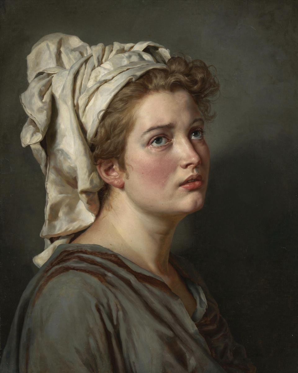 Young Woman with a Turban by Jacques-Louis David — archival fine-art print from Fable