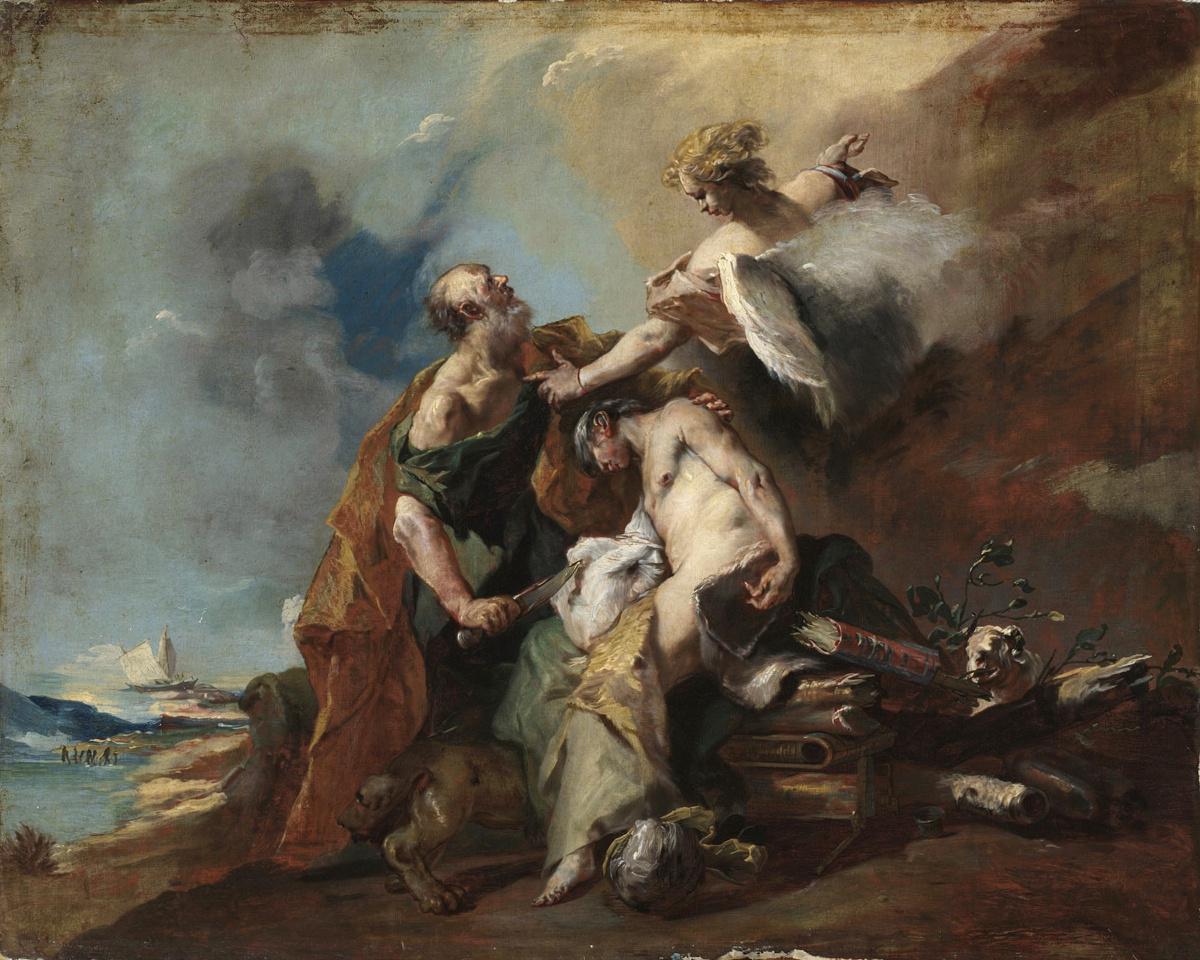 The Sacrifice of Isaac by Francesco Guardi — archival fine-art print from Fable