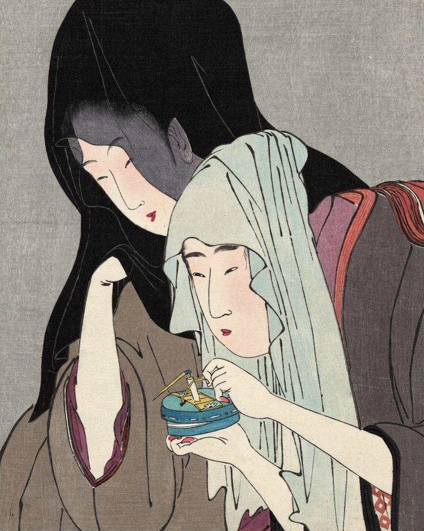 The Founts of Love by Kitagawa Utamaro 喜多川歌麿 — archival fine-art print from Fable