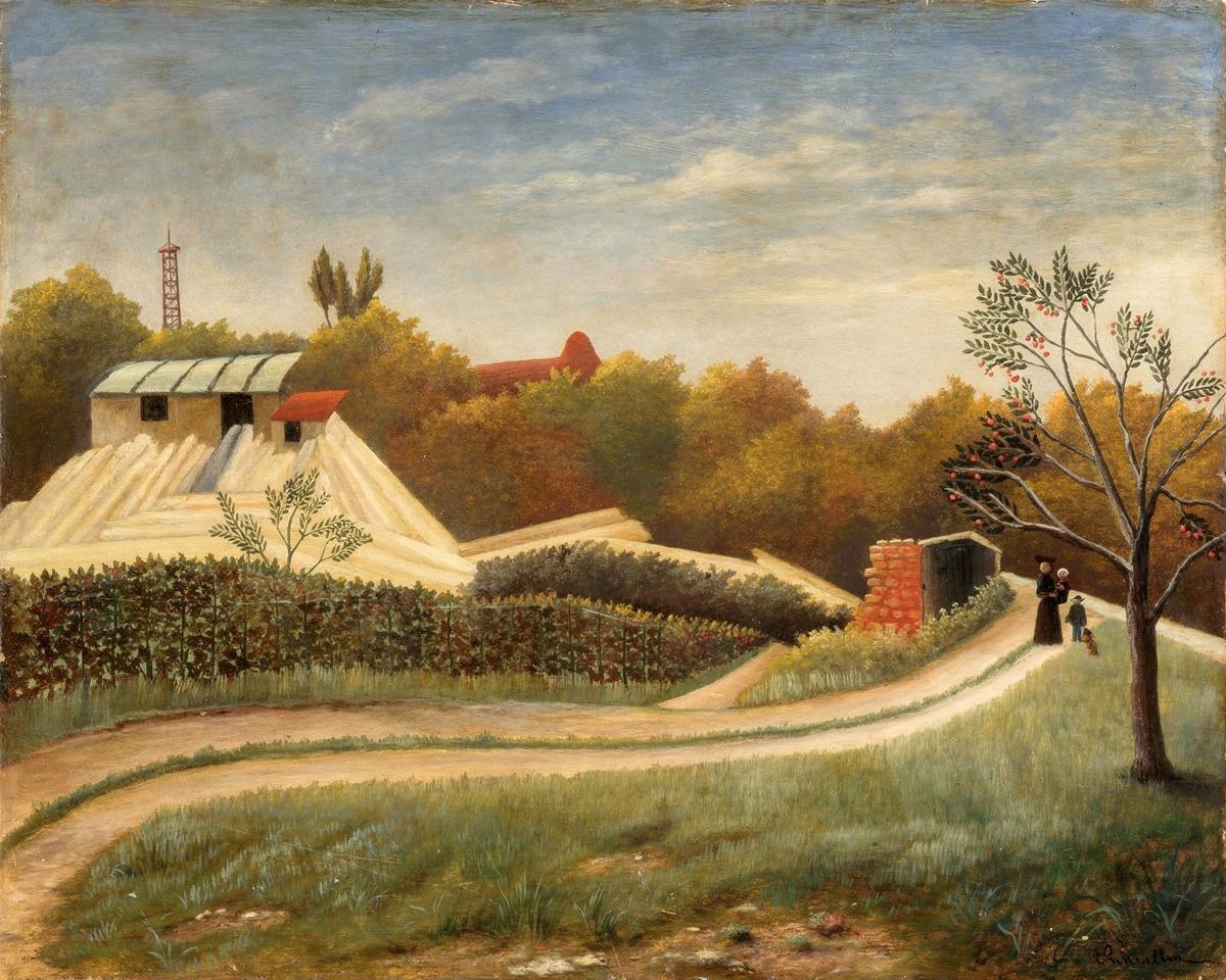 Sawmill, Outskirts of Paris by Henri Rousseau
French, 1844-1910 — archival fine-art print from Fable
