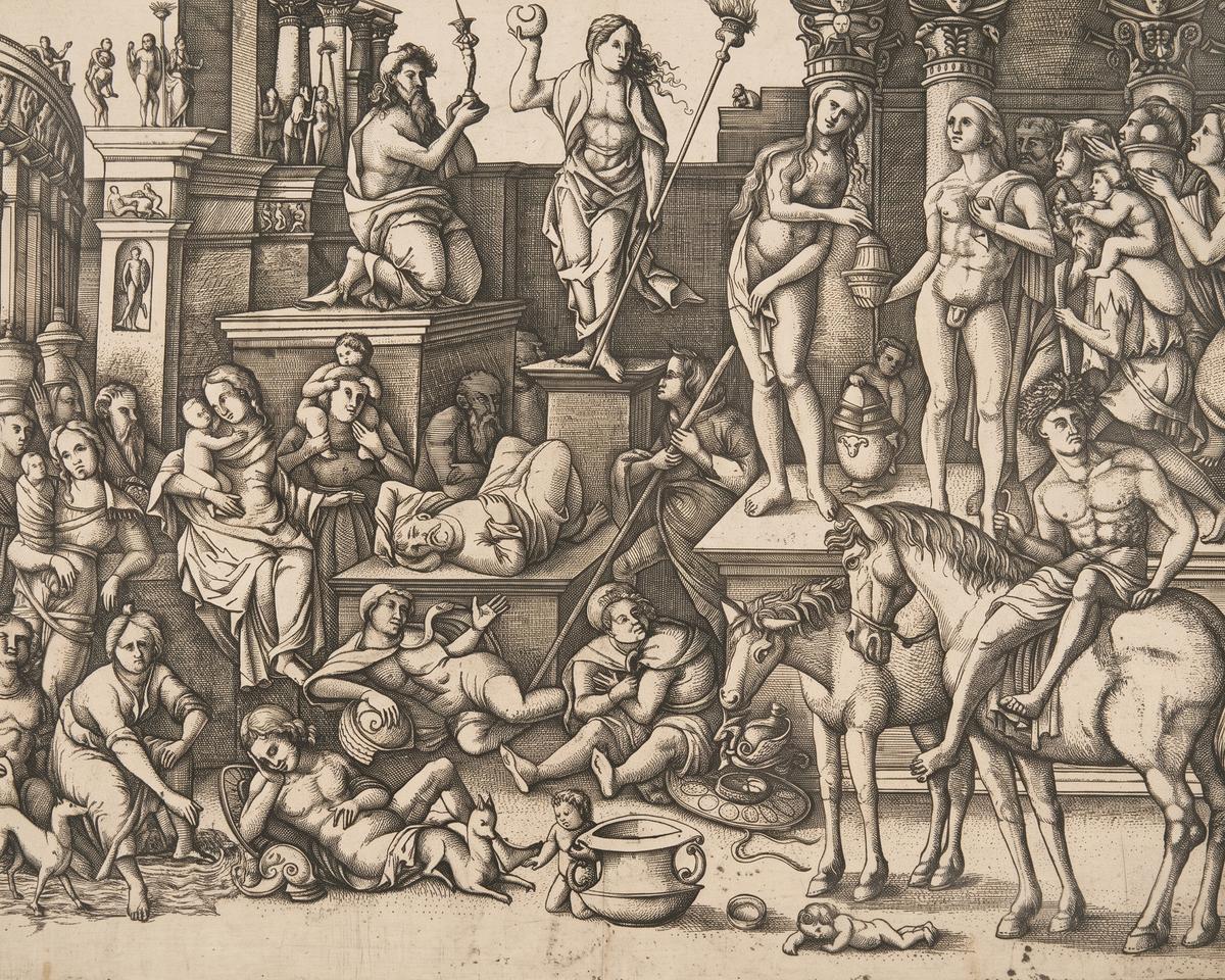 Allegory by Hieronymus Hopfer — archival fine-art print from Fable