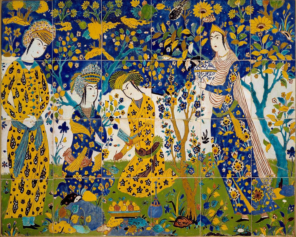 Reciting Poetry in a Garden — archival fine-art print from Fable