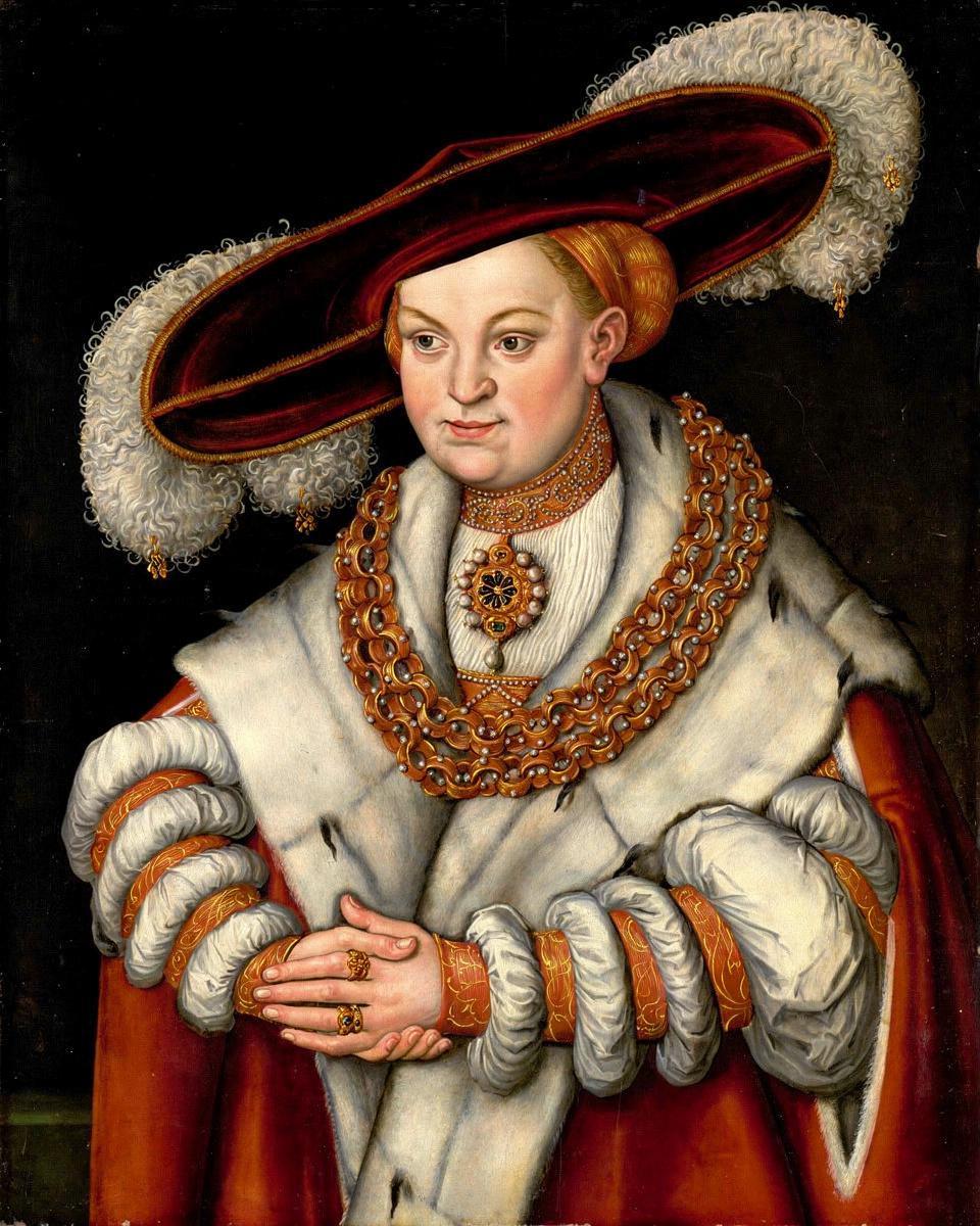 Magdalena of Saxony by Lucas Cranach the Elder — archival fine-art print from Fable