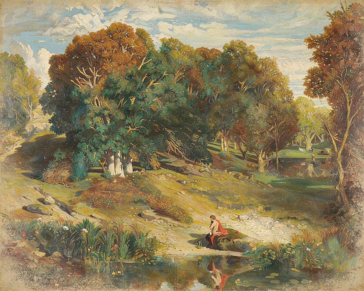 In the Forest by Célestin François Nanteuil — archival fine-art print from Fable