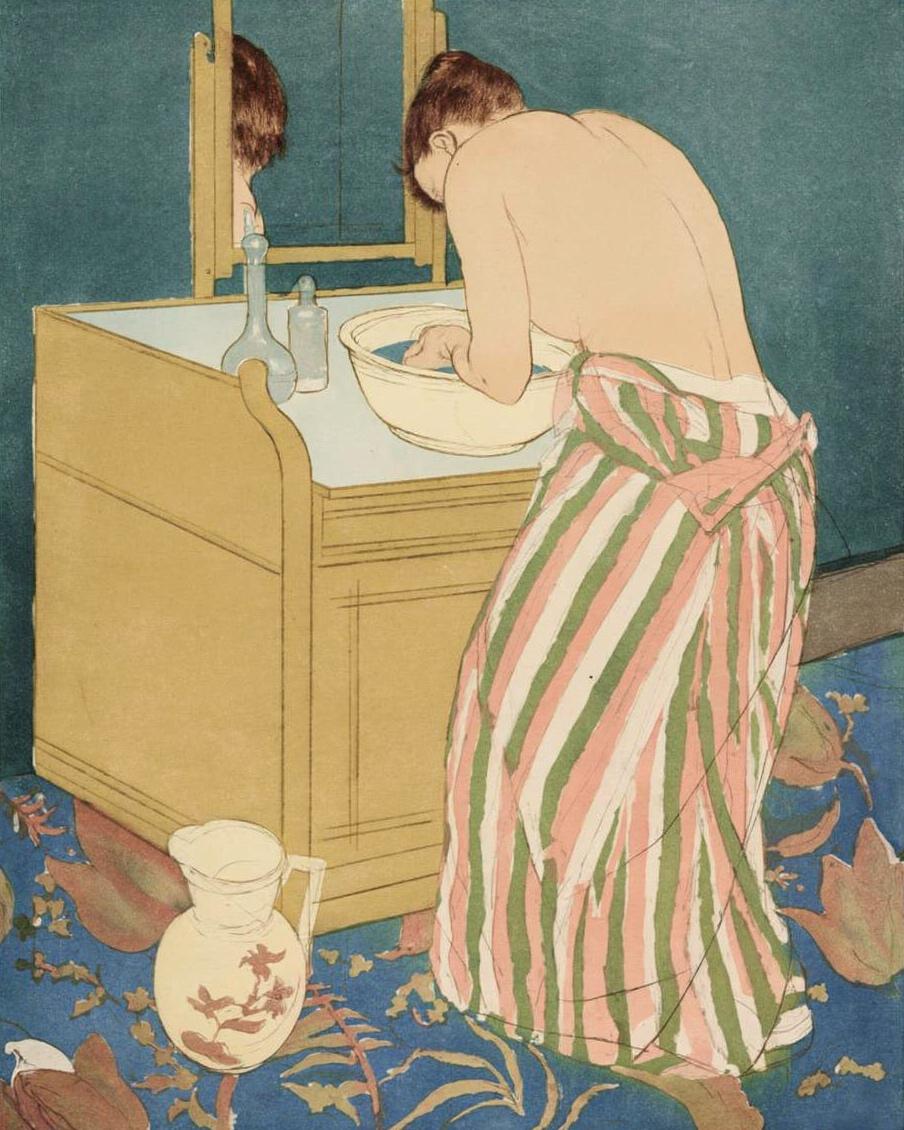 Woman Bathing by Mary Cassatt (American, 1844-1926)
printed with Leroy — archival fine-art print from Fable