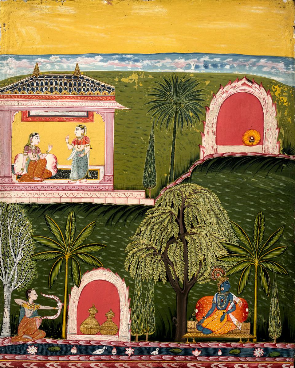 Rati Aims at Krishna — archival fine-art print from Fable