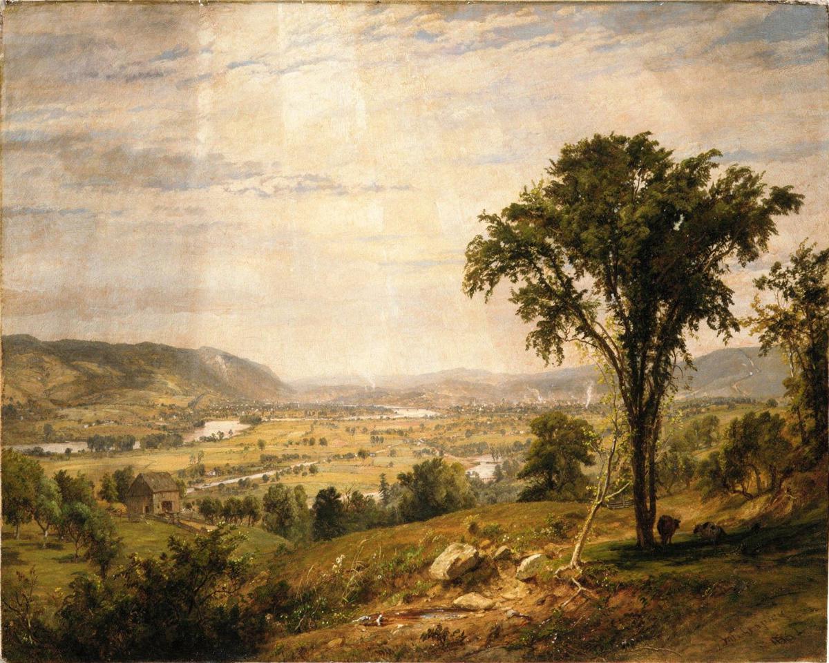 Wyoming Valley, Pennsylvania by Jasper Francis Cropsey — archival fine-art print from Fable